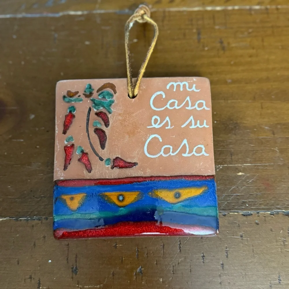 Colorful Ceramic Wall Hanging